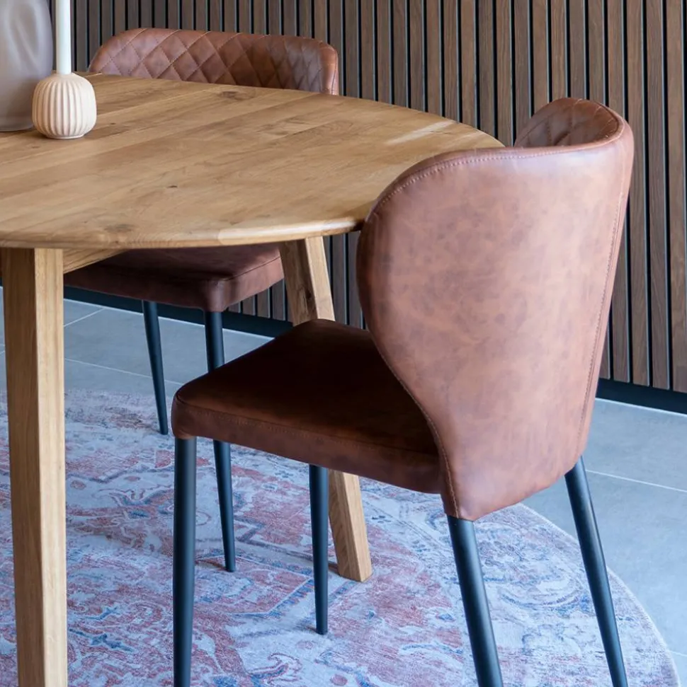 Esstischgruppe im Skandi Design - Fjord (fünfteilig)