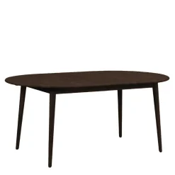 Esstischgruppe in Eiche Dunkel & Beige - Relencia (siebenteilig)