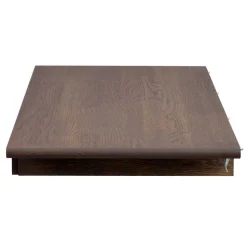 Esstischgruppe in Eiche Dunkel & Beige - Relencia (siebenteilig)