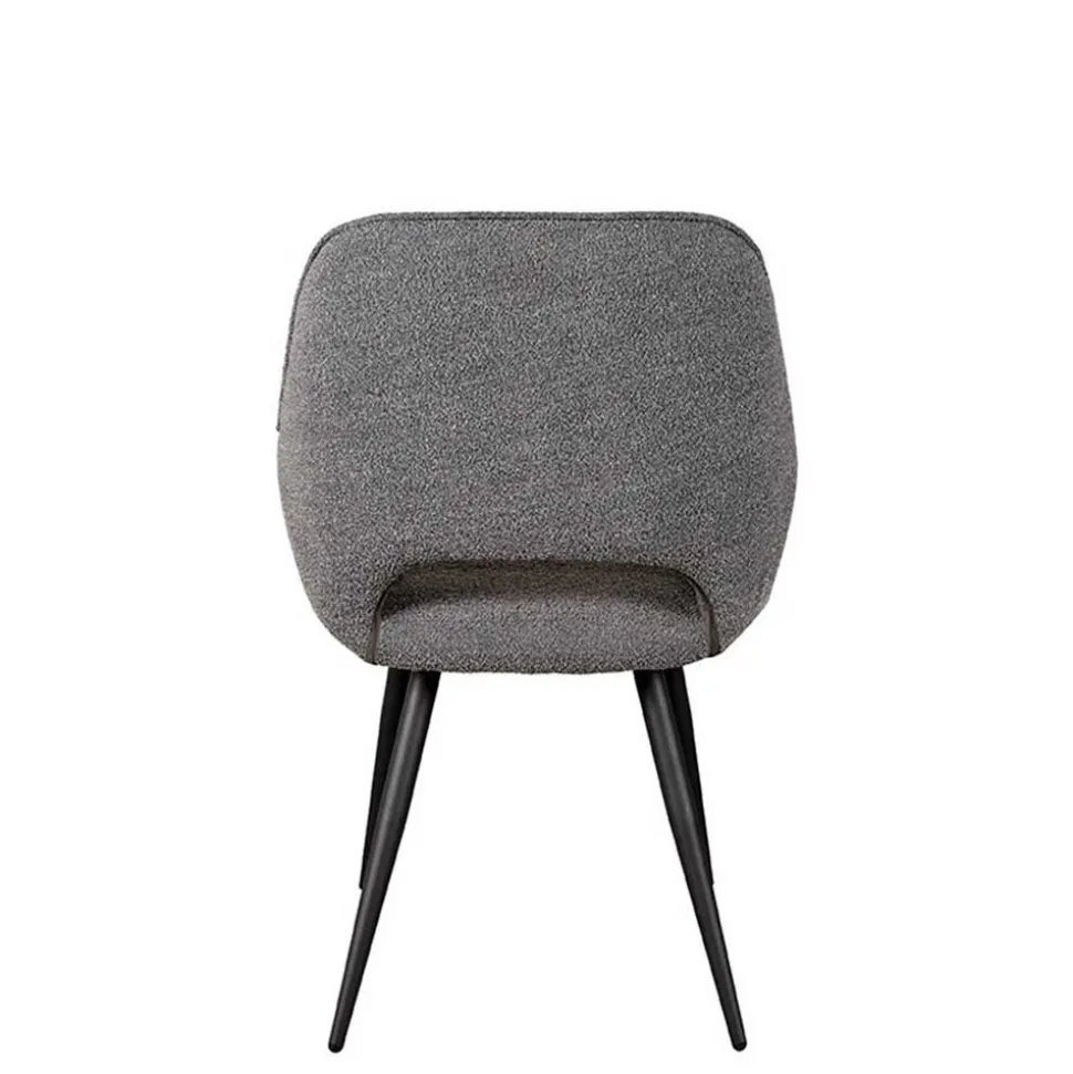 Esstisch-Sessel in Grau Boucle - Regison (2er Set)