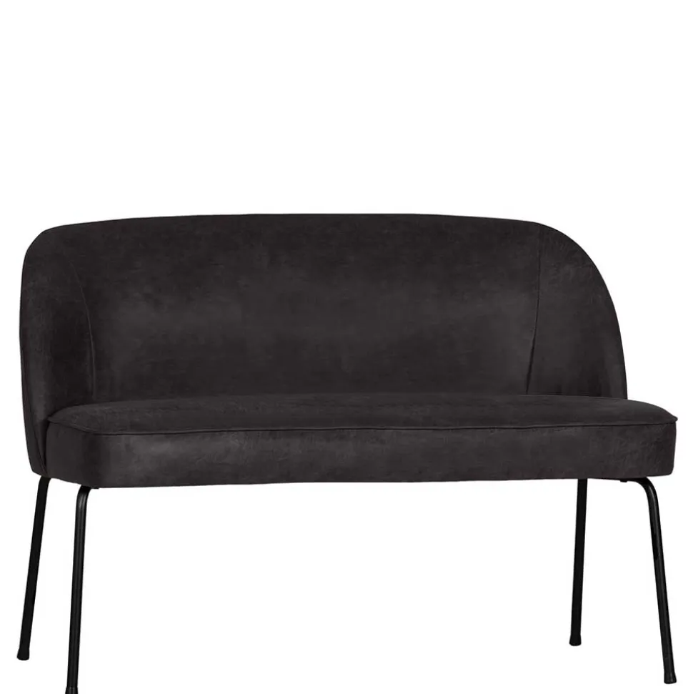 Esstischsofa aus Recyclingleder und Metall - Marietta