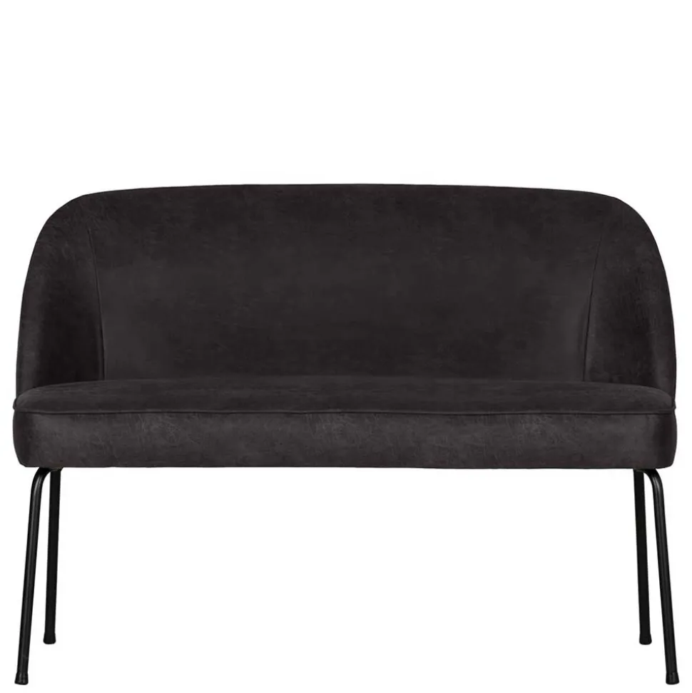 Esstischsofa aus Recyclingleder und Metall - Marietta