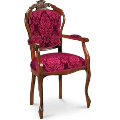 Esstischstuhl mit Armlehnen im Barockstil - Vennezo