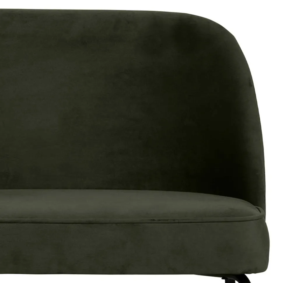 Esszimmer Bank aus Samt Dunkelgrün - Arletta