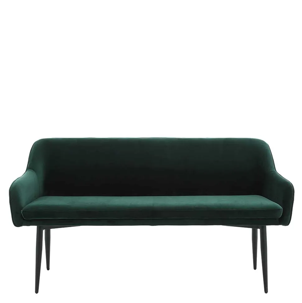 Esszimmer Bank in Dunkelgrün Samt - Laruis
