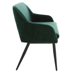 Esszimmer Bank in Dunkelgrün Samt - Laruis