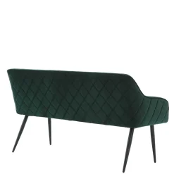 Esszimmer Bank in Dunkelgrün Samt - Laruis