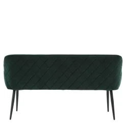 Esszimmer Bank in Dunkelgrün Samt - Laruis