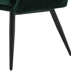 Esszimmer Bank in Dunkelgrün Samt - Laruis