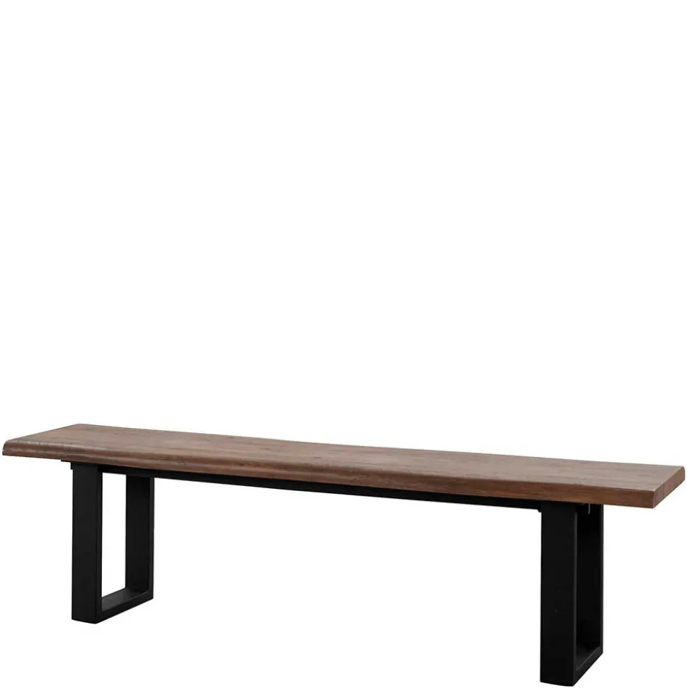 Esszimmer Bank in Holzoptik & Schwarz - Kwin