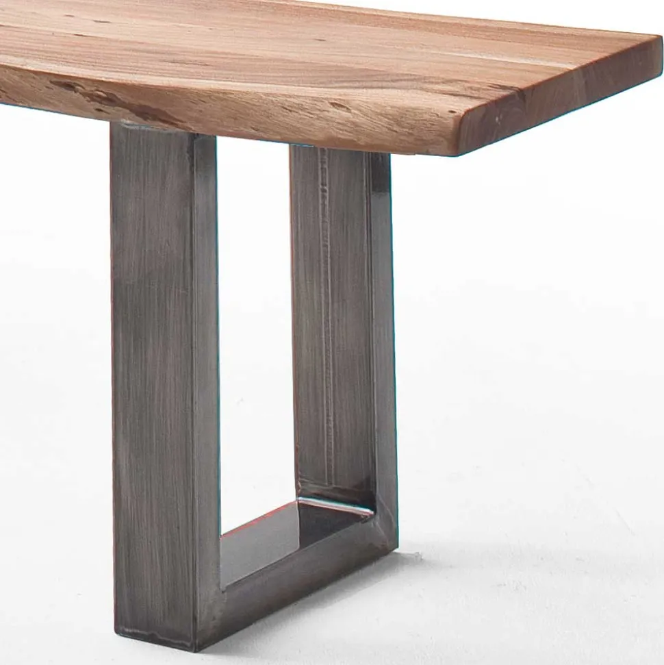 Esszimmer Baumkantenbank in Akazie Natur - Lucyanco