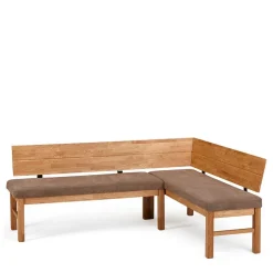 Esszimmer Eckbank aus Wildeiche & Microfaser - Virds