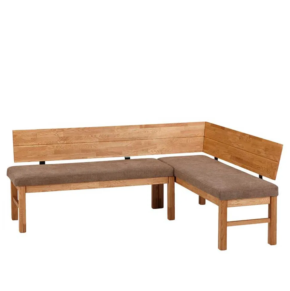 Esszimmer Eckbank aus Wildeiche & Microfaser - Virds