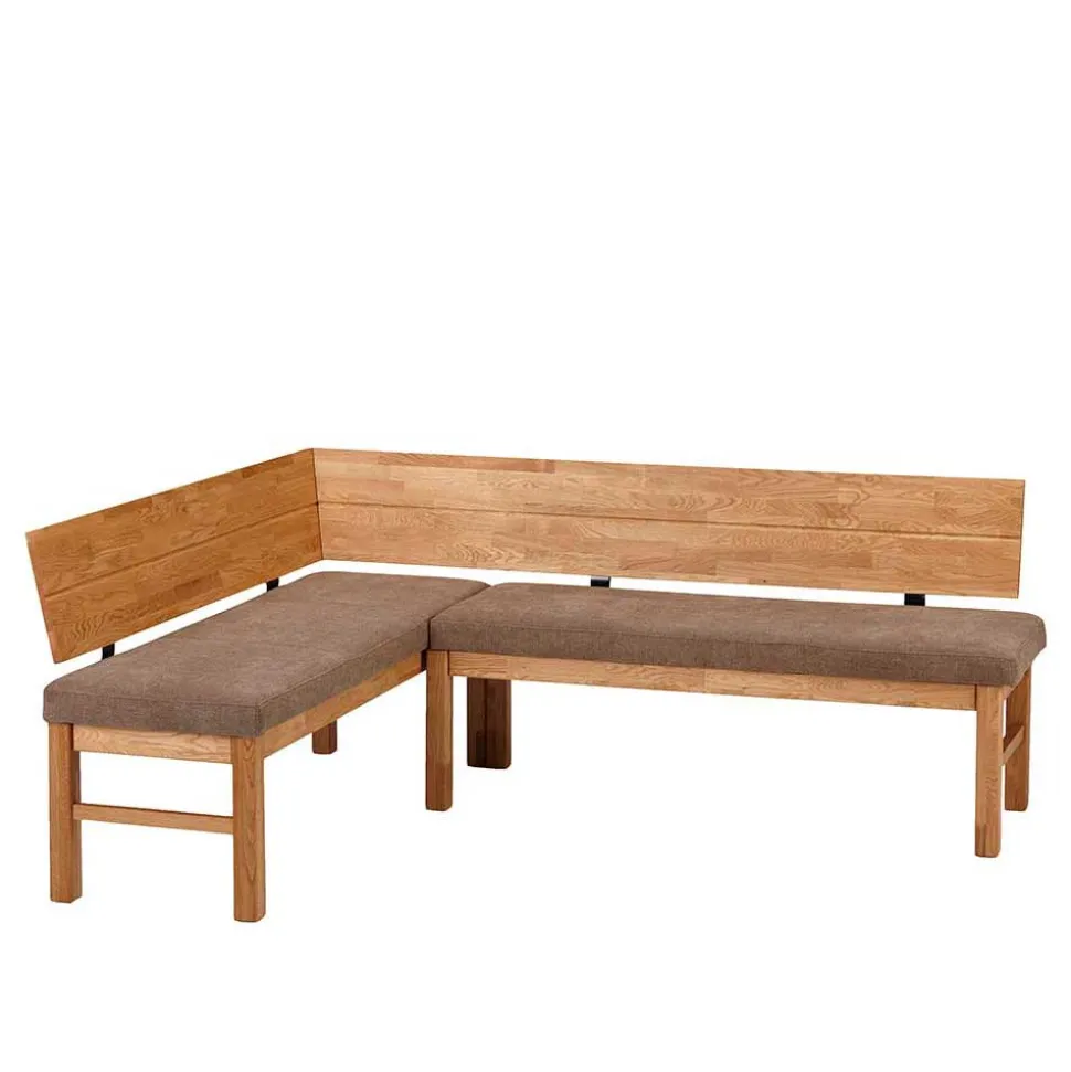 Esszimmer Eckbank aus Wildeiche & Microfaser - Virds