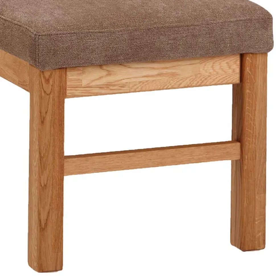 Esszimmer Eckbank aus Wildeiche & Microfaser - Virds