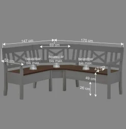 Esszimmer Eckbank Barlad mit Stauraum