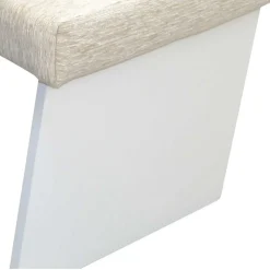 Esszimmer Eckbank in Beigegrau und Weiß - Montuna