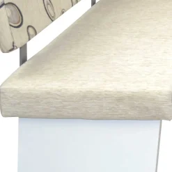 Esszimmer Eckbank in Beigegrau und Weiß - Montuna