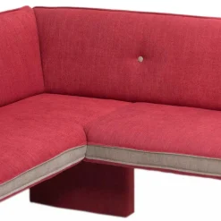 Esszimmer Eckbank in Rot mit Beige - Laudion