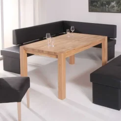 Esszimmer Eckbank Stilisto in Schwarz