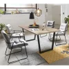 Esszimmer Esstisch & Armlehner Stühle - Siza (fünfteilig)