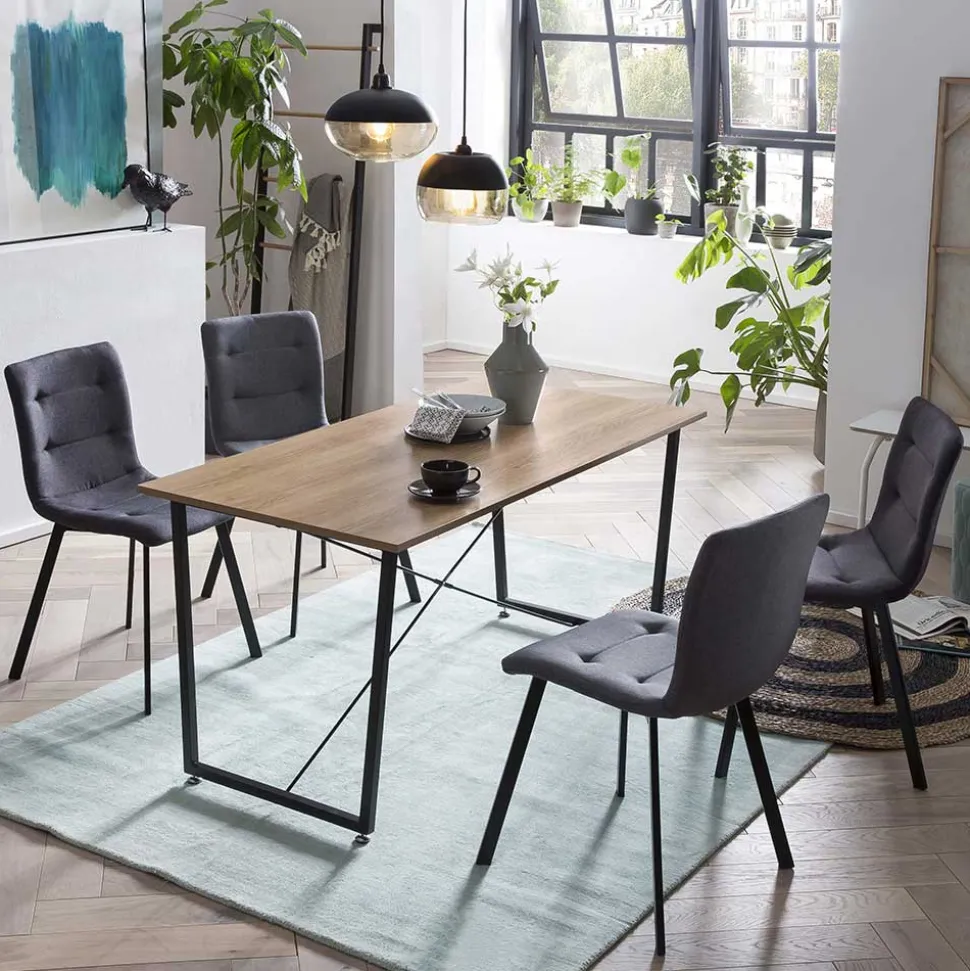 Esszimmer Esstischgruppe 140x70 cm - Ulividus (fünfteilig)