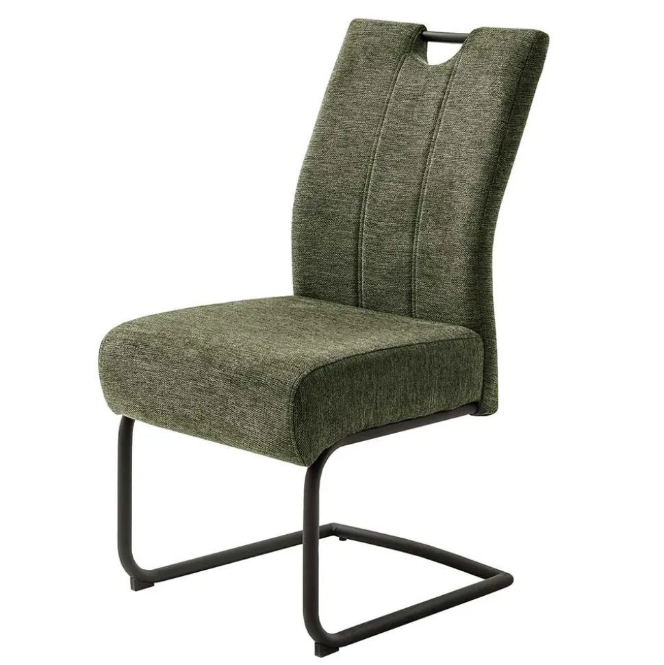 Esszimmer Freischwinger mit Federkern - Surci (2er Set)