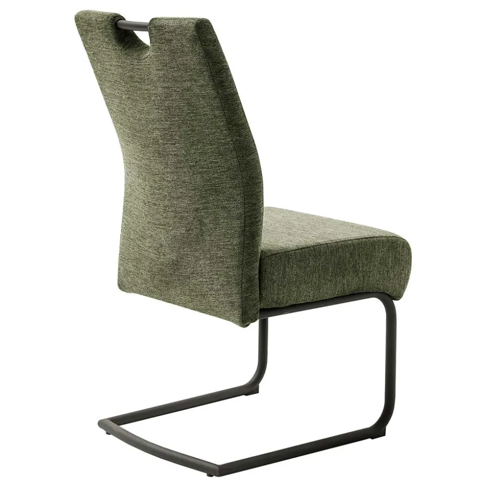 Esszimmer Freischwinger mit Federkern - Surci (2er Set)