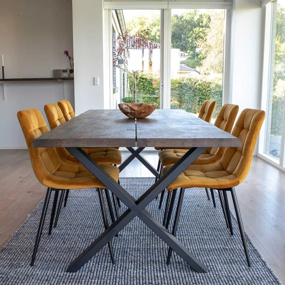 Esszimmer Möbel Set mit Tisch - Anjal (siebenteilig)