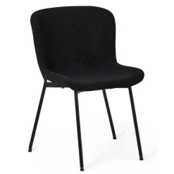 Esszimmer Polsterstuhl in Schwarz - Caleena (2er Set)