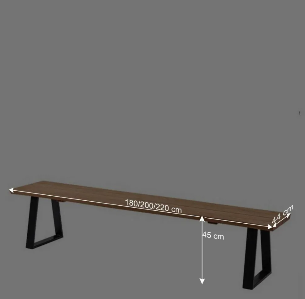 Esszimmer Sitzbank mit natürlicher Baumkante - Sympatia