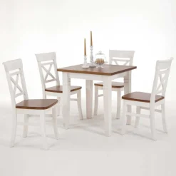 Esszimmer Sitzgruppe Barlad im Landhausstil (fünfteilig)