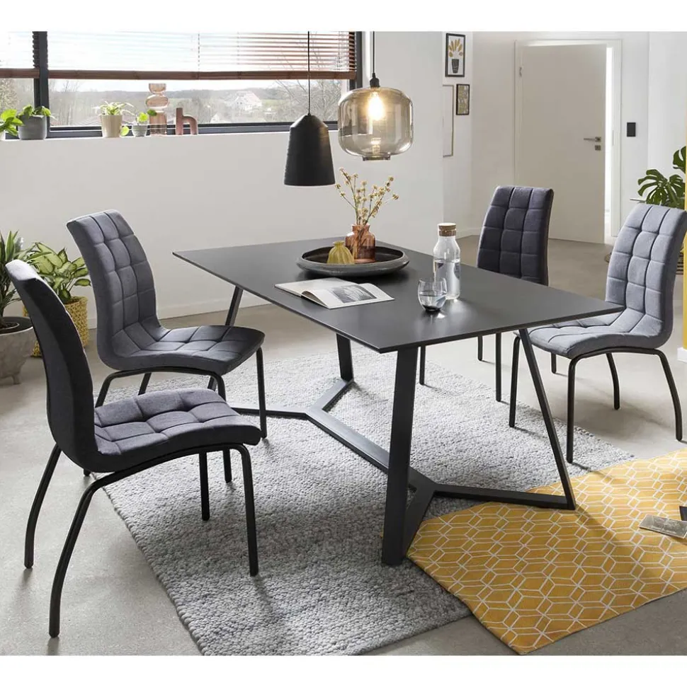 Esszimmer Sitzgruppe im Loft Stil - Vonza (fünfteilig)