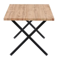 Esszimmer Sitzgruppe im Skandi Design - Grooves (fünfteilig)