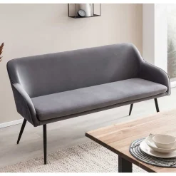 Esszimmer Sitzgruppe mit Bank Set - Jalona (sechsteilig)