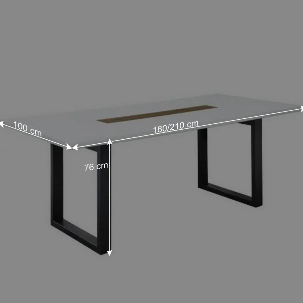 Esszimmer Sitzgruppe mit sechs Sitzplätzen - Niam (siebenteilig)