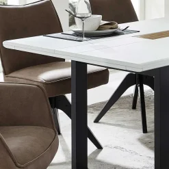 Esszimmer Sitzgruppe mit sechs Sitzplätzen - Niam (siebenteilig)