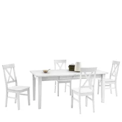 Esszimmer Sitzgruppe Onesti im skandinavischen Landhausstil (fünfteilig)