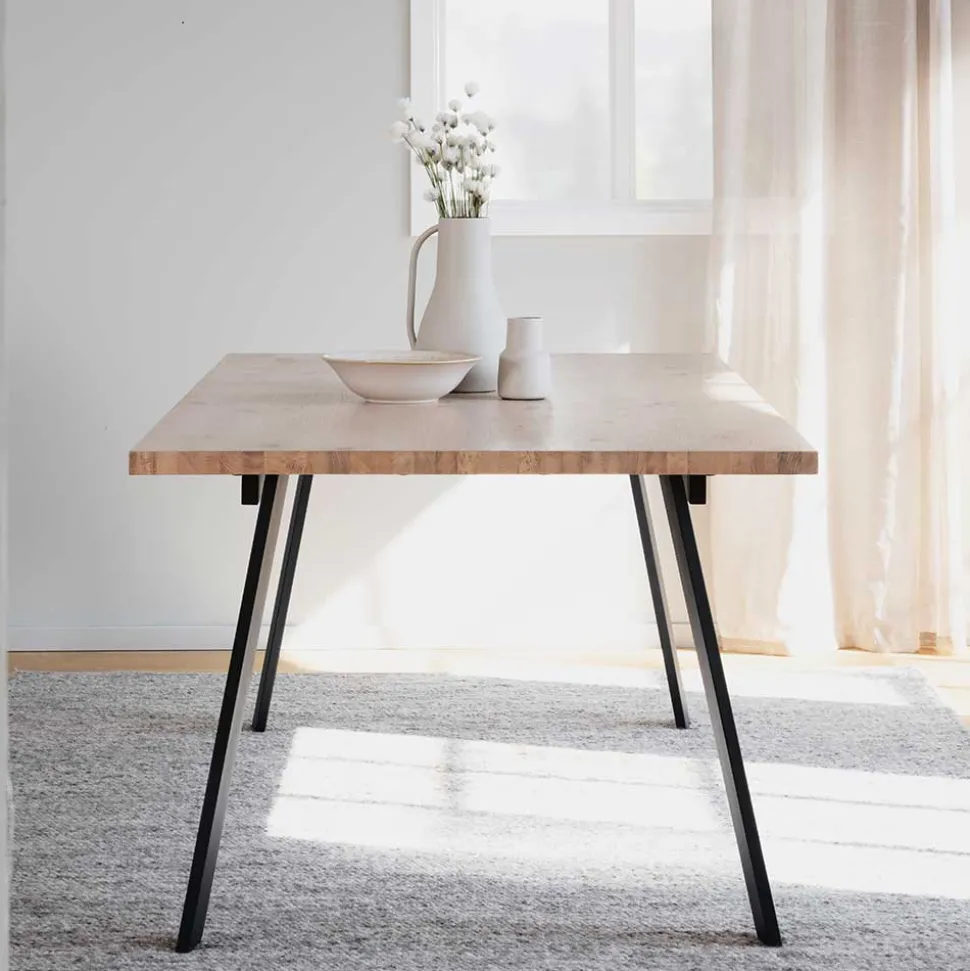 Esszimmer Tisch in Eiche White Wash - Parida