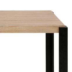 Esszimmer Tisch in Holzoptik Eiche & Schwarz - Cigano