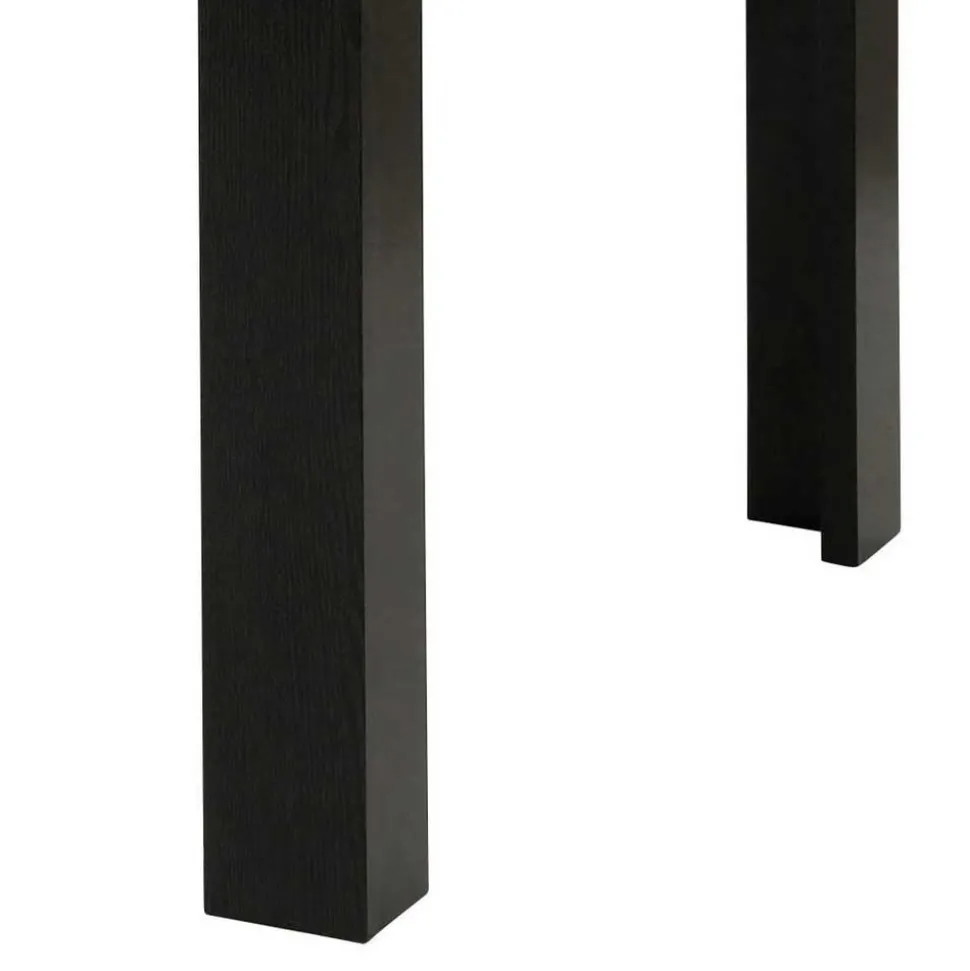 Esszimmer Tisch in Holzoptik Eiche & Schwarz - Cigano