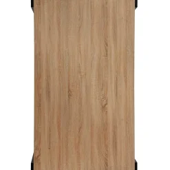 Esszimmer Tisch in Holzoptik Eiche & Schwarz - Cigano