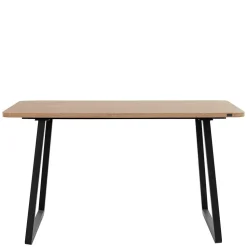 Esszimmer Tisch in Wildeiche Optik & Schwarz - Neviska