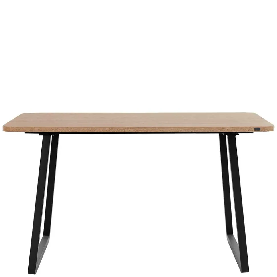 Esszimmer Tisch in Wildeiche Optik & Schwarz - Neviska