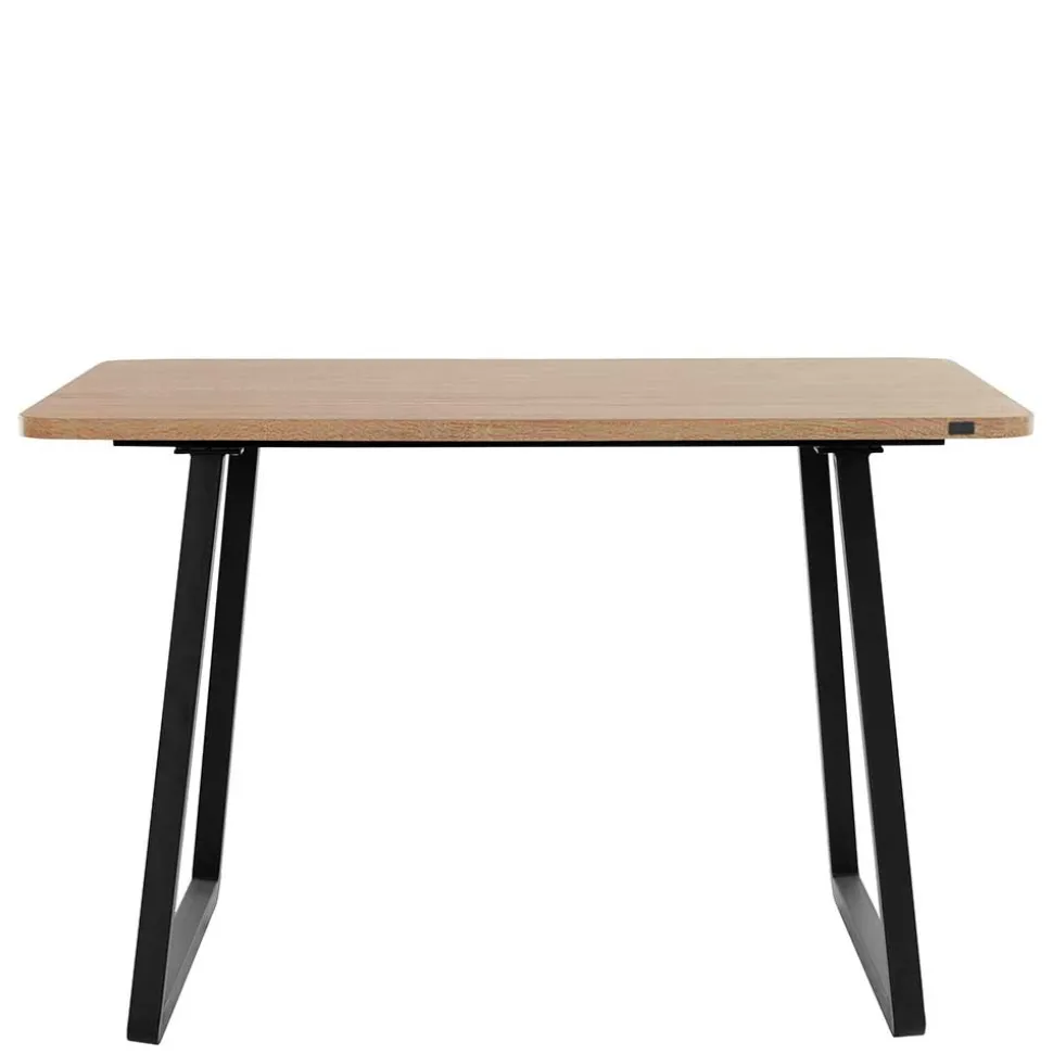 Esszimmer Tisch in Wildeiche Optik & Schwarz - Neviska