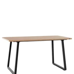 Esszimmer Tisch in Wildeiche Optik & Schwarz - Neviska