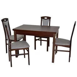 Esszimmer Tisch mit Stühlen Set - Renato (fünfteilig)