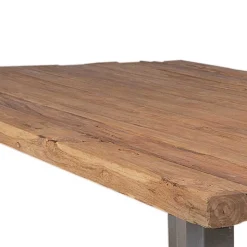 Esszimmer Tisch mit Teak Altholz Platte - Malaya