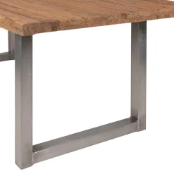 Esszimmer Tisch mit Teak Altholz Platte - Malaya