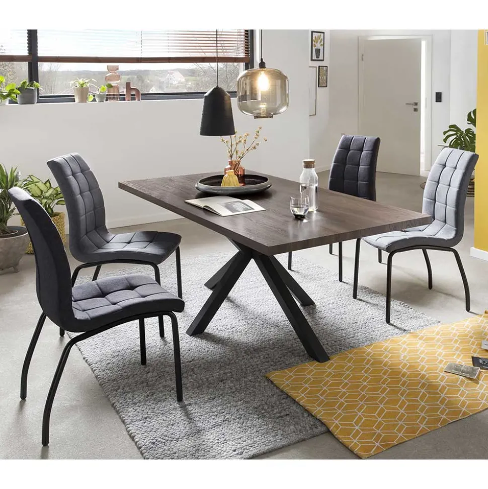 Esszimmer Tischgruppe mit vier Sitzplätzen - Terry (fünfteilig)